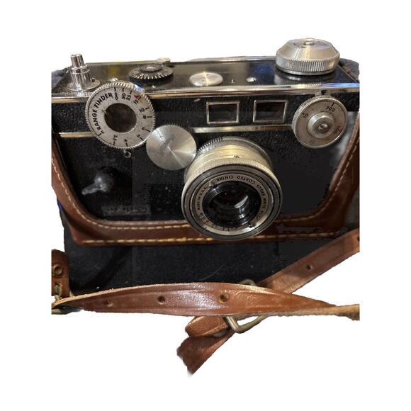 Vintage Argus 35mm Coated Cintar Lens Leather Case - Picture 2 of 7